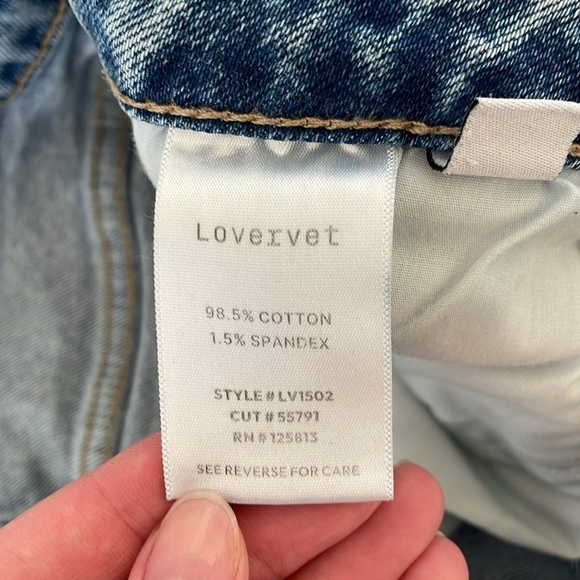 Lovervet High Rise Barrel Jeans Women’s 30/11 Light Wash Baggy Loose LV1502 Pant - Picture 6 of 16